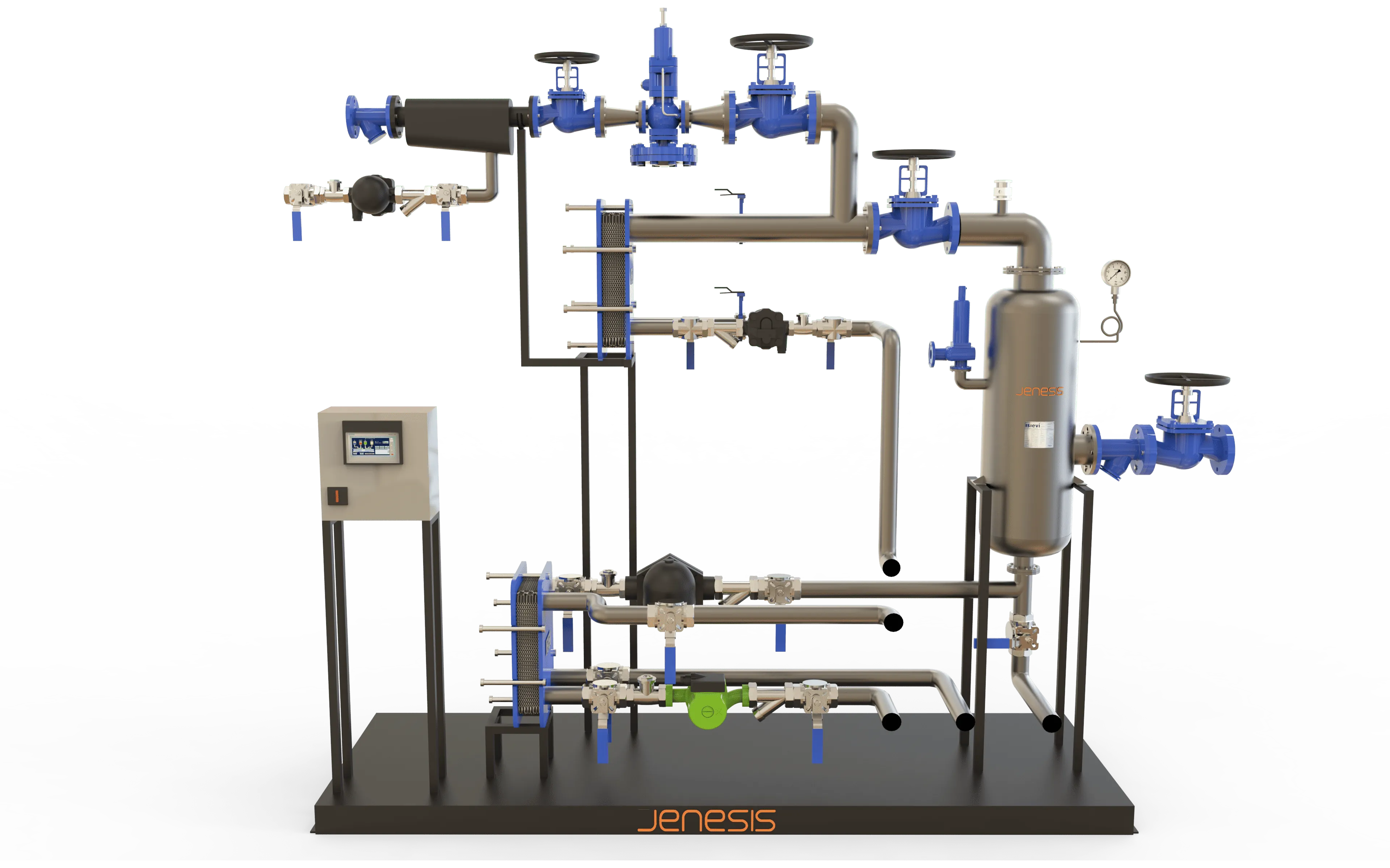 Jenesis Flaş Buhar - Bağlantı Detayı