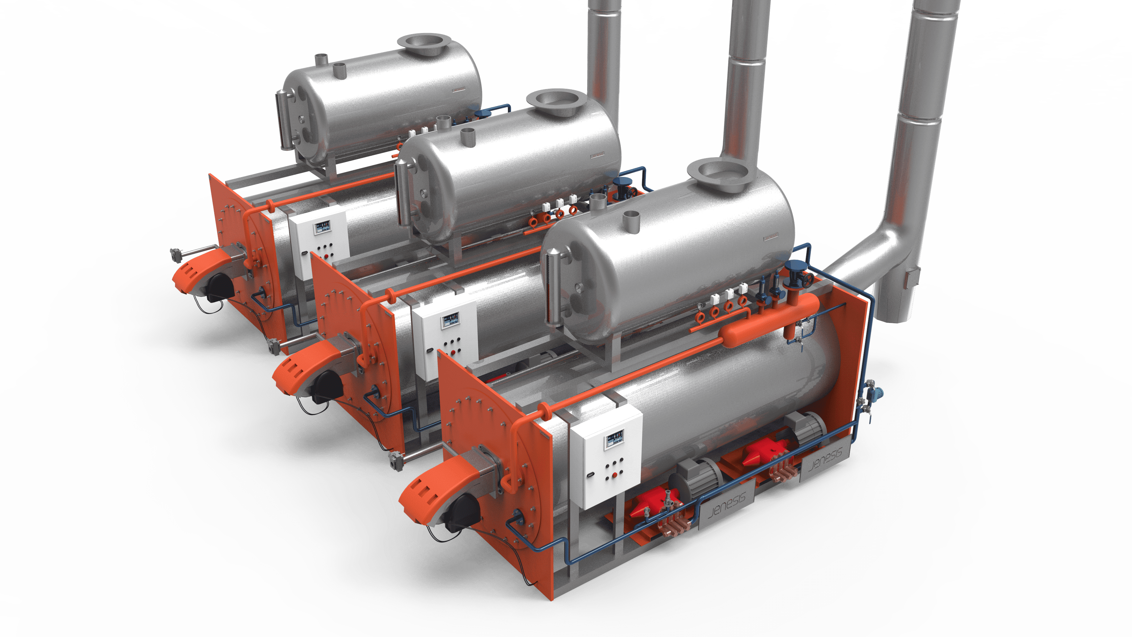 Jenesis HUB Kaskat Buhar Üretim Sistemi - Genel Görünüm