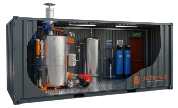 Jenesis Mobil/Taşınabilir Kazan Daireleri - Sistem Şeması