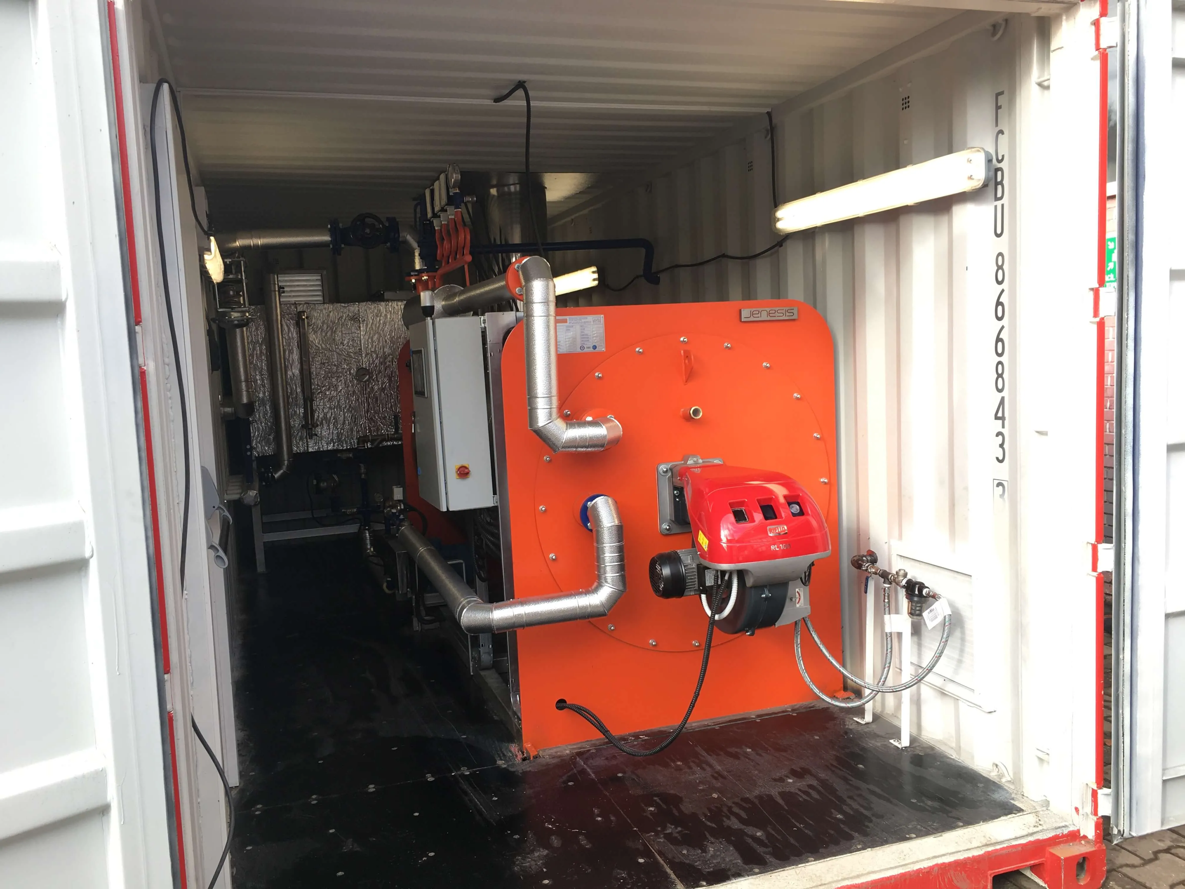 Jenesis Buhar Jeneratörü Fabrika Kurulumu